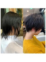 ヘアー ジップ(hair Zip) ベビー小顔ショート【早稲田新宿】