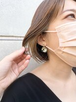 アンサム 三軒茶屋(UNSOME)&nbsp;丸みボブ/さりげなインナーカラー/豊岡