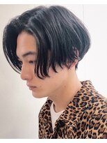 バイフィフス 原宿/表参道(by fifth)&nbsp;ナチュラルセンターパート/ツーブロ刈り上げ/ニュアンスパーマ