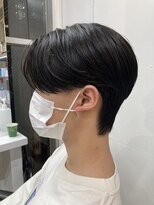 バイフィフス 原宿/表参道(by fifth)&nbsp;スリークショート/サイドグラデーション/センターパート/メンズ