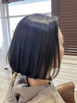 ボタニカル(BOTANICAL)&nbsp;20代30代40代大人キレイ切りっぱなしワンレンボブ黒髪ナチュラル