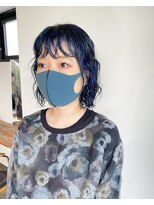 ザ オーダー(THE ORDER)&nbsp;ブルーのフェイスフレーミングインナーカラー