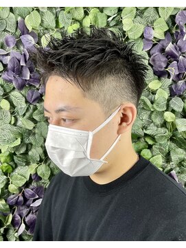 ビューティドレッセヤマノ 池袋パルコ(Beauty Dresse YAMANO) 【メンズカット】スッキリ♪アップバングショート