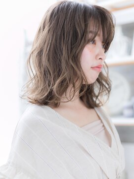 モッズヘア 越谷(mod's hair) ★斜めバンググレージュカラー大人ハイライト20代30代40代★8