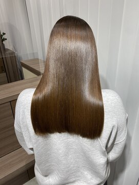 キュア 表参道(CURE) 黒髪/グレージュカラー/ココアベージュ/ヘルシーロング[表参道]