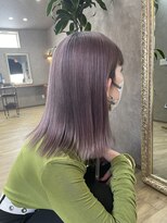 トラックヘアークリエイト(TRACK HAIR CREATE) violet color.