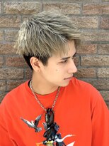 アーリー(Ali'i)&nbsp;束感アップバング刈り上げツーブロックサマーシャープショート