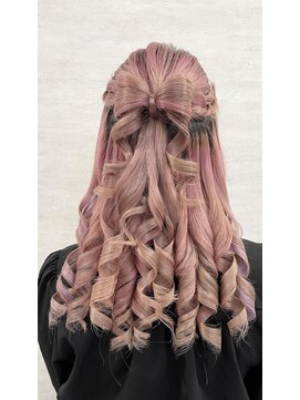 クラビス(CLAVIS) 立体リボンハーフアップ