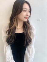 シエルバイアフロート(ciel by afloat)&nbsp;〈藤間〉インナーカラー/ポイントエクステ/ミルクティーベージュ