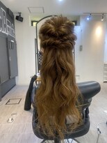 ヘアサロン ブール(Hair Salon BOOLE)&nbsp;ゆるふわハーフアップ