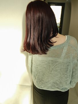 ファブ(fab.) ワインレッドXワンカールセミディ