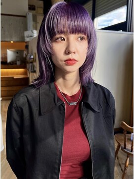 チル(Chill) chill/抜け感パープル×ステップバング