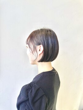 アース 上本町店(HAIR&MAKE EARTH) グレージュアッシュショートボブショートカットミニボブ