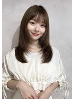 レイヤーカット 韓国ヘア ワンカール 銀座