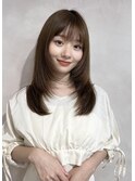 レイヤーカット 韓国ヘア ワンカール 銀座