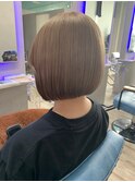 ショートボブ&ベージュ☆☆☆