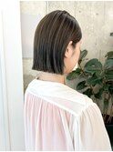 切りっぱなしボブ(20代/30代/ベージュ/グレージュ)Y72