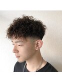 ハードパーマツイストモテるスパイラル◇フェードスタイル