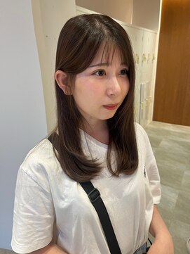 サラビューティーサイト 志免店(SARA Beauty Sight) 【あんstyle】柔らかい印象のチョコレートブラウン！