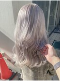 ロング/ホワイトカラー