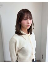 ムージー(moug)&nbsp;オリーブグレージュ×レイヤースタイル