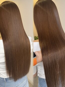 バンクスヘアー(BANK'S HAIR)の写真/注目の【ケラチントリートメント】導入！驚異的な修復力でダメージを受けやすいStyleも透明感&質感UP