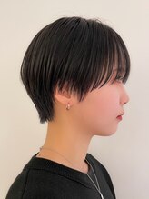ウク 吉祥寺(Ucu) 黒髪でも重くない◎骨格補正まるみショート