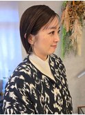 伸ばしかけボブ×シースルーバング