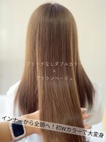 サラジュ 仁川店(SARAJU) 【透明感カラー特化】 ブリーチなし×ブラウンベージュ