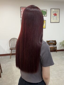 ワインレッドカラー