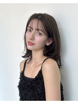 ロンドアヴァントゥス 池袋(Lond aventus) 韓国レイヤー/韓国風/ボブ/髪質改善/黒髪/ブリーチなし〔池袋〕