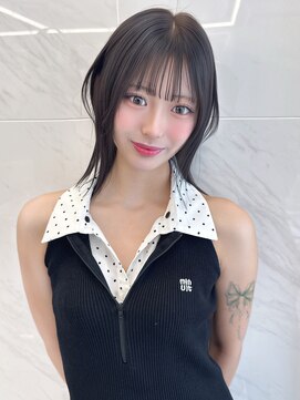 キティー サカエ(kiti SAKAE) グレージュ/レイヤーカット/ハッシュカット/オリーブベージュ/栄