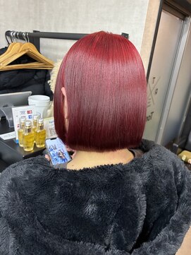 トリコ(ToricO) チェリーレッド　ワインレッド　ダブルカラー　ブリーチ