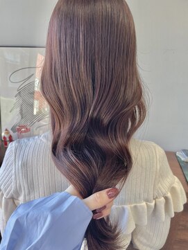 ヘアー アイス 御器所本店(HAIR ICI) 艶髪◎春カラー暖色ブラウンゆるふわ巻き