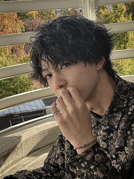 men's salon Gaudi 西宮北口店【メンズサロン ガウディ】【4月3日OPEN(予定)】 波巻きツイストスパイラルパーマ×メンズウルフカット