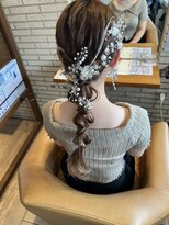 ミニヨン バイ ハピネス 高の原店(mignon by Happiness) 結婚式 ヘアアレンジ