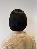 ぱつっとボブ