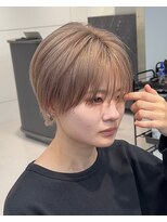 テンバイリップスヘアー(TEN by LIPPS hair)&nbsp;ニュアンスナチュラルラウンドマッシュミルクティーベージュ