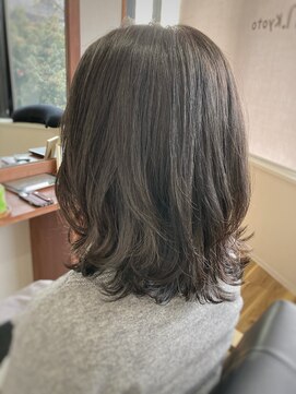 ゼンドット キョウト(Zen. kyoto) ノンジアミン 白髪染め レイヤースタイル
