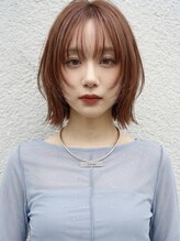 リコ ヘアアンドリラクゼーション 名駅店(LICO HAIR＆RELAXATION)&nbsp;レイヤーボブ　ベージュカラー　名古屋駅/名駅/前髪/レイヤー