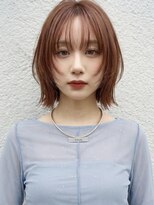 リコ ヘアアンドリラクゼーション 名駅店(LICO HAIR&RELAXATION) レイヤーボブ ベージュカラー 名古屋駅/名駅/前髪/レイヤー