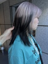 ダブ アオヤマ(DaB AOYAMA) 黒染め履歴からでもできるルーツカラー ホワイトベージュ