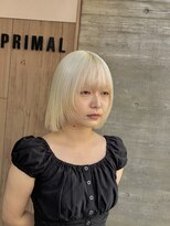 ポート バイ プライマル(port by primal)&nbsp;ワンホンレイヤー/ミルクティーブロンド/ダークブルー/千葉