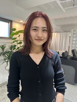 フォンセ(fonce)&nbsp;大人っぽボルドーはブリーチなしダブルカラーで☆