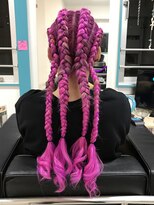 マーメイドヘアー(mermaid hair) 極太コーンロウ☆ボクサーブレイズ