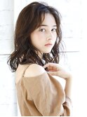 【ORO】ミディアムウェーブ 浅見[恵比寿美容室20代30代40代50代]