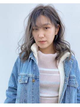 スティードトーキョー(Steed Tokyo) エアリーバング × グレージュ ×ラフカール【Steed/立川】