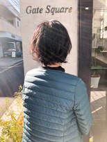 アクアオモテサンドウ(ACQUA omotesando)&nbsp;ショートボブ　パーマヘア　アクア表参道【世良綾花】