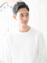 モッズヘア メン 上尾東口店(mod's hair men)&nbsp;≪mod's men≫大人クールなネビージュ七三オールバックショートJ