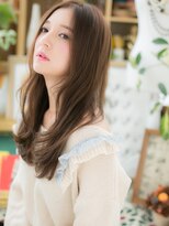 カバーヘア ブリス 上尾西口店(COVER HAIR bliss) ■センターパート小顔ハニーベージュ106-10★上尾20代30代40代